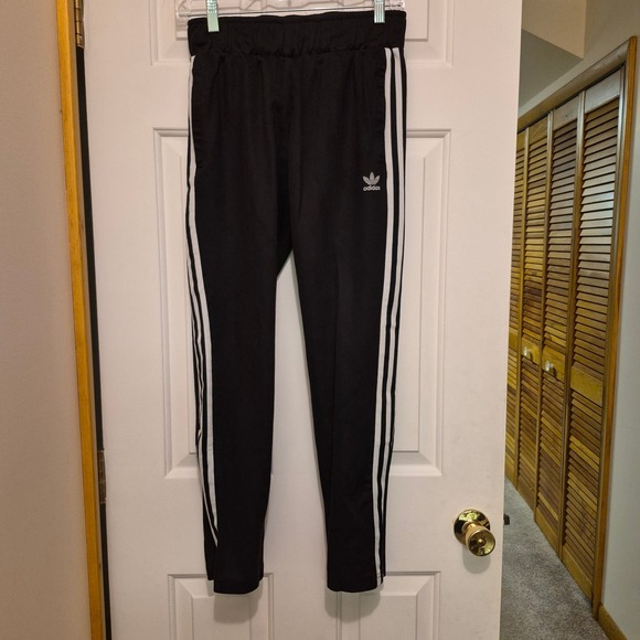 adidas Other - Adidas Originals Mens SST Track Pants Black White 3-Stripes Trefoil Slim Small